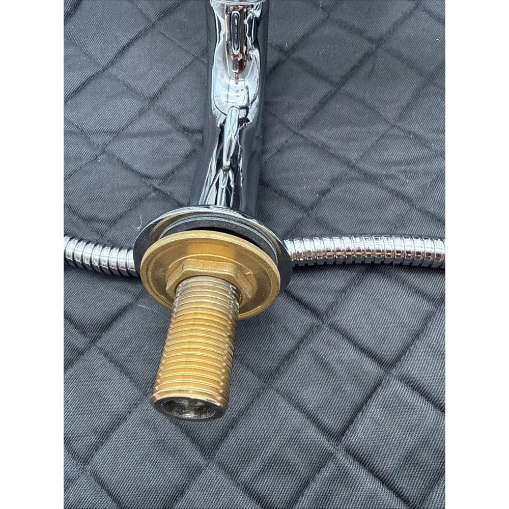 Margot Paris 1912 Thétis Luxury Bath Faucet Set Polished Chrome Porcelain Hand‎
